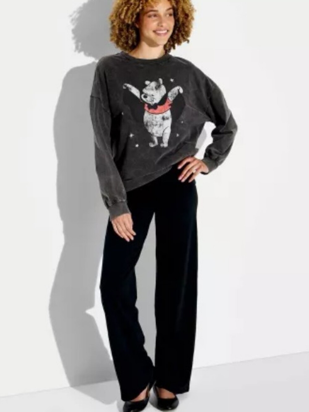 Winnie The Pooh Bat Graphic Sweatshirt